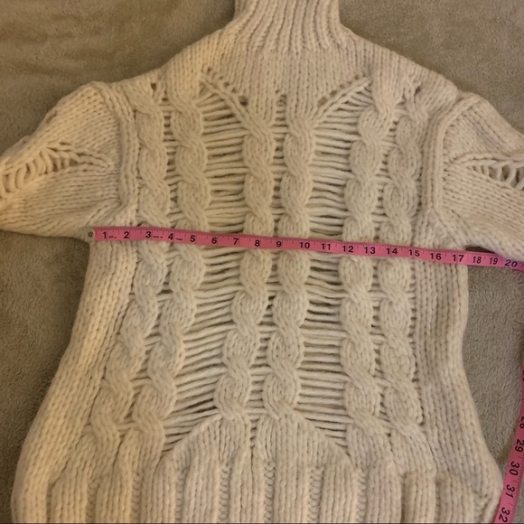 NWT 🤍 CABLE KNIT SWEATER Zara Sz S - Picture 8 of 11